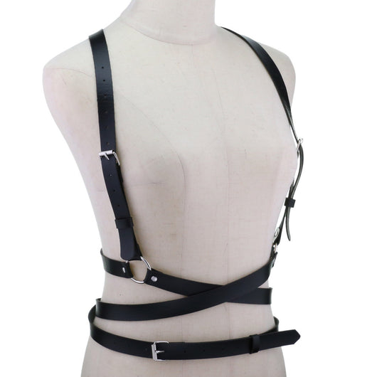 Chaleco de Cuero PU Elástico con Costura Decorativa para Mujer - Image 6
