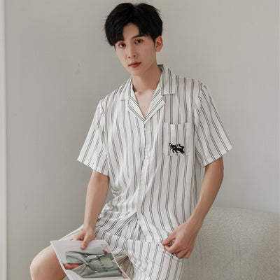 Conjunto Corto de Seda Helada para Verano - Playera y Shorts - Image 11