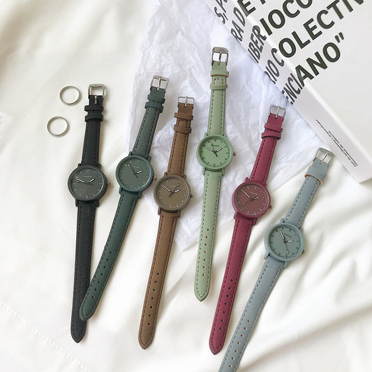 Reloj Verde Minimalista para Niña - Diseño Elegante y Funcional