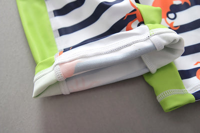Traje de Baño Niño Rayas Azul Marino - Conjunto Surf - Image 5