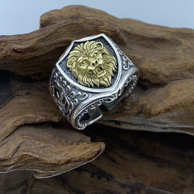Anillo Abierto León Dominante en Plata 925 - Image 3