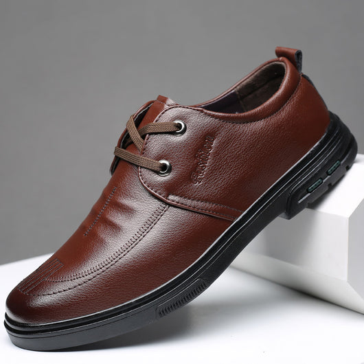 Zapatos Casuales de Cuero Estilo Británico para Hombre - Image 7