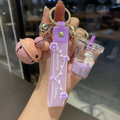 Llavero Taza de Té Lechoso Viral - Diseño Kawaii de Celebridad Internet - Image 8