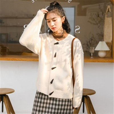 Suéter Cardigan Holgado Estilo Occidental para Mujer - Image 5