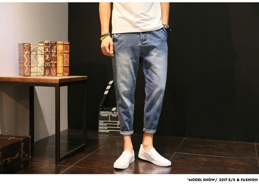 Pantalones Vaqueros Holgados de Verano para Hombre - Talla Grande Tendencia - Image 2