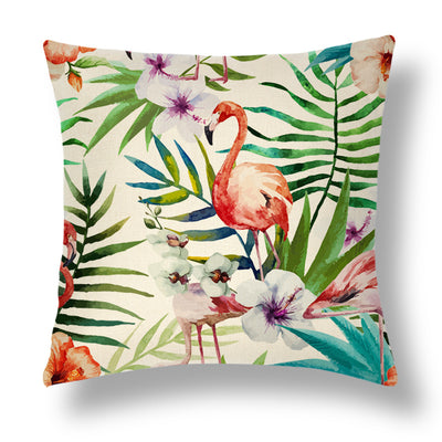 Funda de Almohada Decorativa Serie Tropical en Lino - Image 22