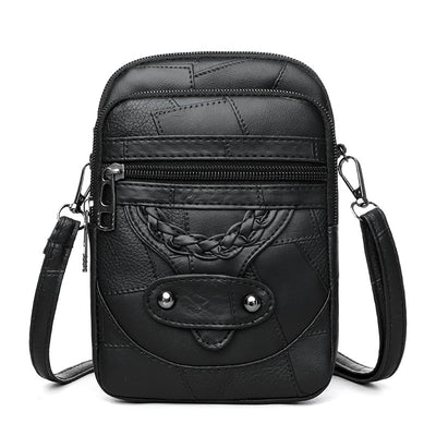 Bolsa para Celular de Cuero Suave Estilo Retro Fashionable - Image 6