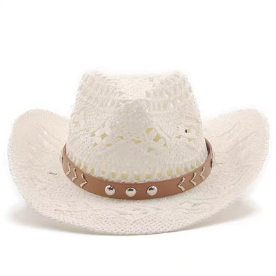 Sombrero Vaquero de Paja para Playa - Protección Solar para Mujeres - Image 17