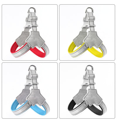 Arnés de Pecho para Perro con Cuerda de Mano - Chaleco de Control Suave - Image 21