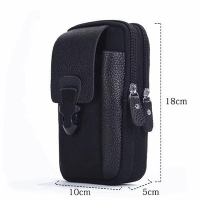 Riñonera Deportiva para Hombre en Lona Resistente con Cinturón - Image 8