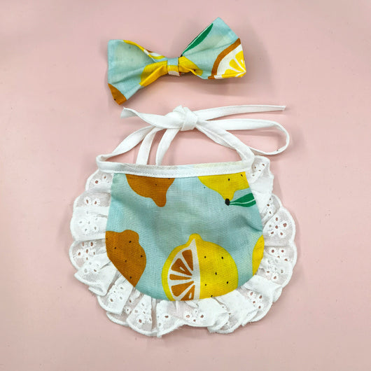 Babero Pañoleta Encaje Gato Estilo Princesa con Decoración - Image 15