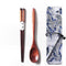 Cloth Bag and Brown Spoon