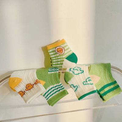 Calcetines de Malla Cuadriculados para Niños - Primavera y Verano - Image 6