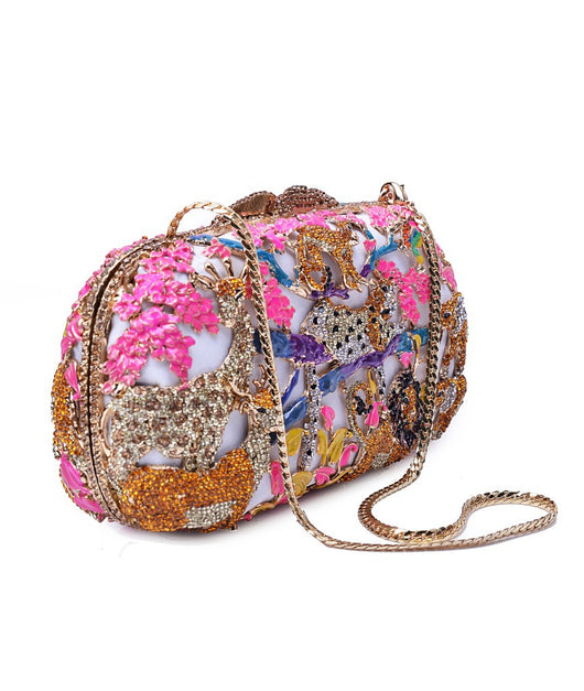 Bolso de Noche Diamante Lujo Europeo - Cartera Nupcial Brillante Premium - Image 4