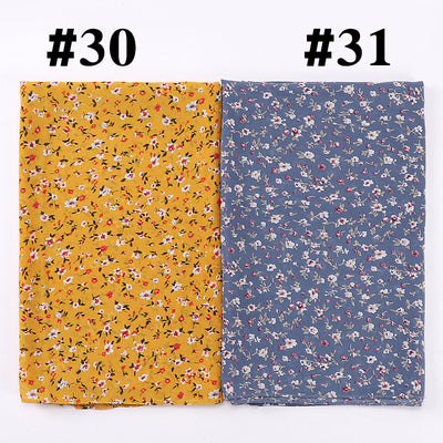 Pañuelo Estampado Chifón Malayo Indonesio para Mujer - Image 37