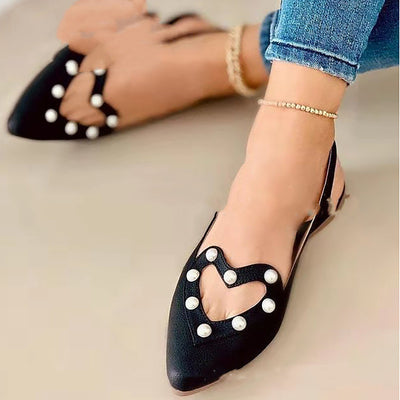 Zapatos Planos Elegantes para Mujer con Punta Afilada y Detalles de Cristal - Image 11