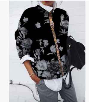 Cardigan Estampado Geométrico Manga Larga - Image 7