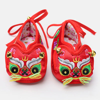 Zapatos Suave Cabeza de Tigre para Bebé - Suela Flexible Unisex - Image 9