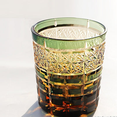 Vaso de Cristal Asterismo Estilo Edo Japonés - Image 31