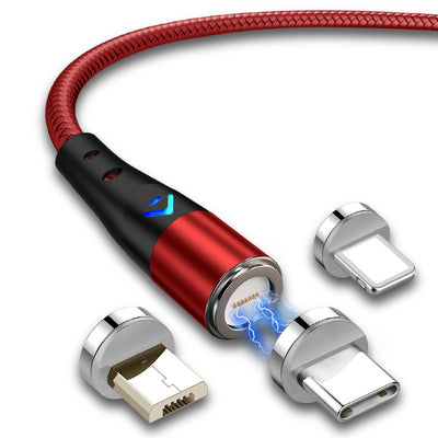 Cable Magnético Rotativo de Carga Rápida 3A con Transmisión de Datos - Image 39