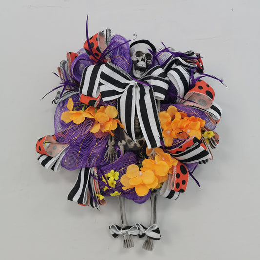 Guirnalda de Halloween para Puerta - Decoración Colgante Terrorífica