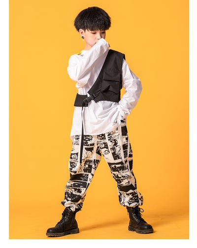 Traje Hip-Hop Infantil: Estilo Urbano y Personalidad - Image 11