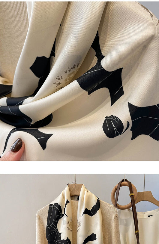 Pañoleta Cuadrada Primavera - Foulard Ligero Versátil - Image 19