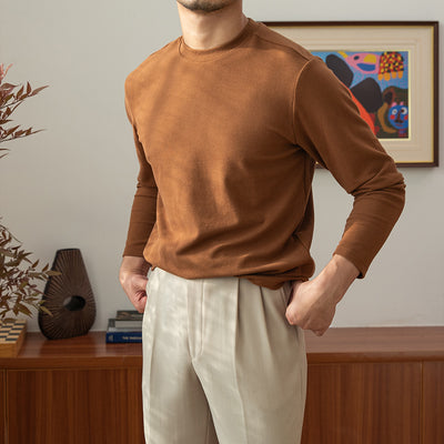 Camiseta Manga Larga Cuello Redondo para Hombre - Image 6