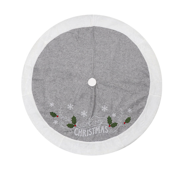 Falda Protectora para Árbol de Navidad Gris - Image 11