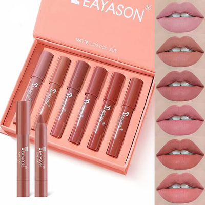 Set de 6 Labiales Mate Multicolor para Mujer - Image 6