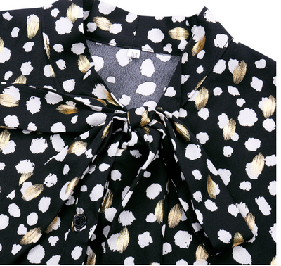 Blusa de Gasa Manga Larga para Otoño e Invierno - Image 9