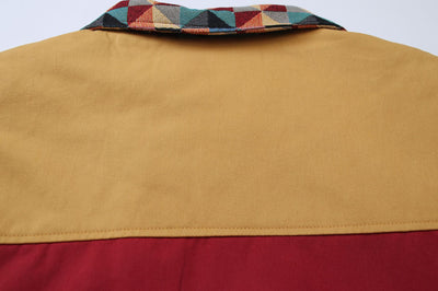 Chaqueta Polo Suelta Retro Americana con Cuello Clásico - Image 13