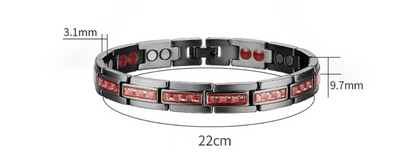 Pulsera de Fibra de Carbono, Germanio y Titanio para Mujer - Image 13