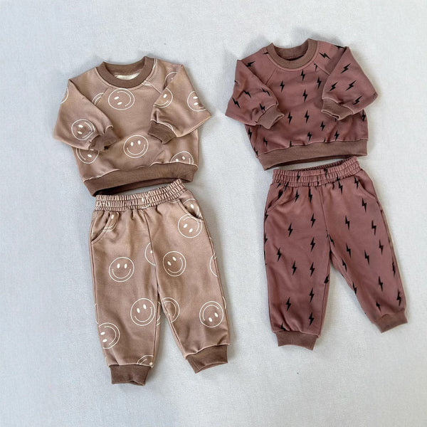 Conjunto de Sudadera Infantil Estilo Nórdico con Estampado