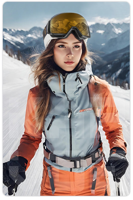 Gafas de Espejo Deportivas Antideslizantes de Doble Capa para Nieve - Image 29
