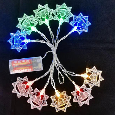 Cadena de Luces LED Castillo Lunar - Decoración Navideña Mágica - Image 11
