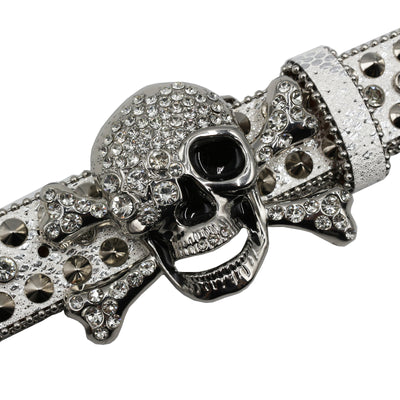 Cinturón Mujer Y2K con Incrustaciones de Diamantes y Patrón de Serpiente - Image 31