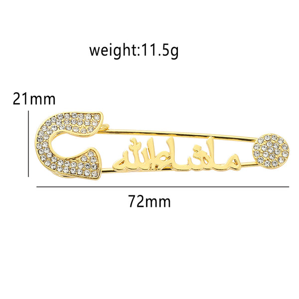 Broche de Letra Diamantado en Metal - Accesorio Personalizado Elegante - Image 7