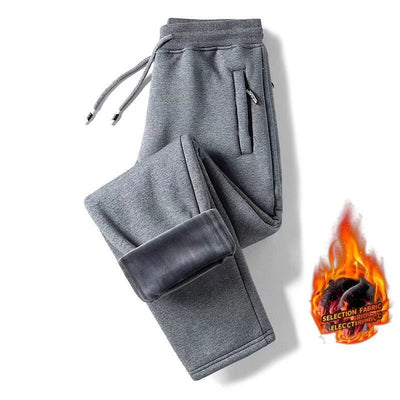 Pantalones Casuales Deportivos de Lana Cachemir Gruesa para Hombre - Image 4