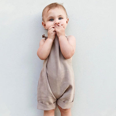 Overol Corto Infantil Unisex - Jumpsuit Trendy para Niños y Niñas