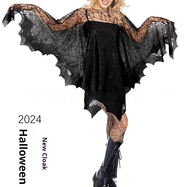 Capa de Murciélago para Halloween - Disfraz Versátil para Fiestas
