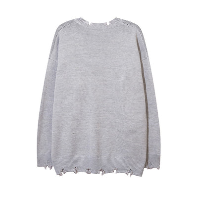 Suéter Desgarrado con Cierre para Mujer - Estilo Urbano - Image 4