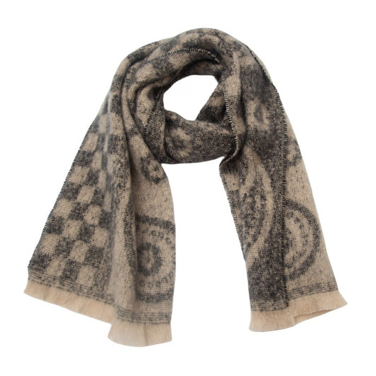 Bufanda Cuello Cálido Estampado Paisley Jacquard Unisex - Image 11