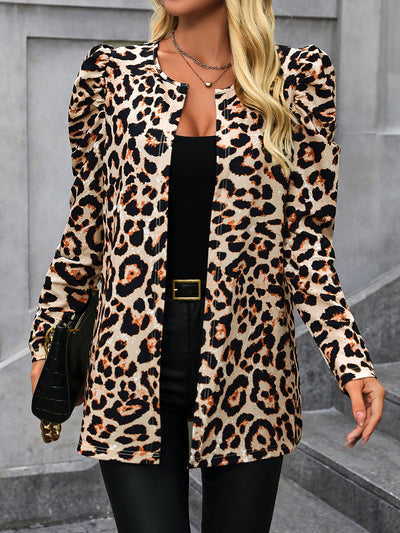 Cardigan Estampado de Leopardo para Mujer - Chaqueta Versátil - Image 10