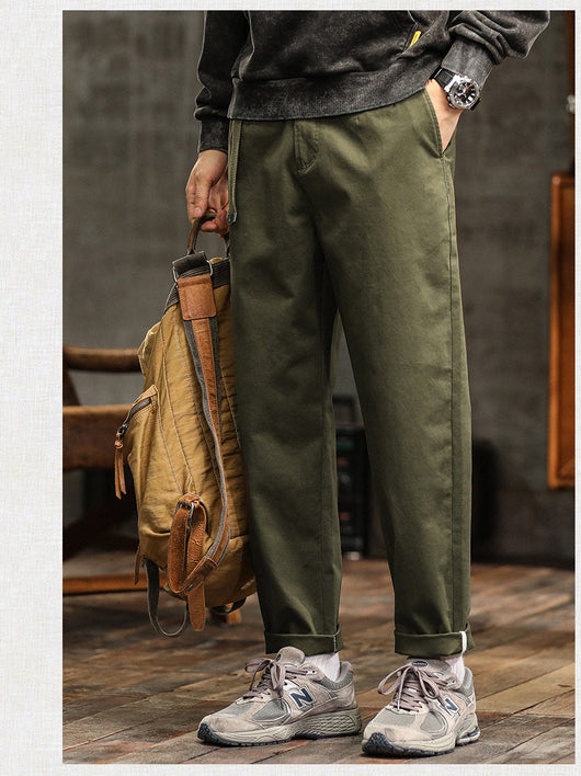 Pantalones de Trabajo Holgados Estilo Americano para Primavera Verano - Image 10