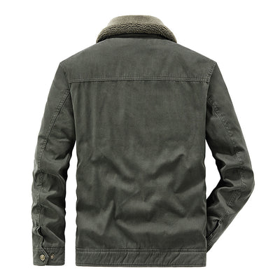 Abrigo de Trabajo Acolchado para Hombre con Forro Polar Grueso - Image 5
