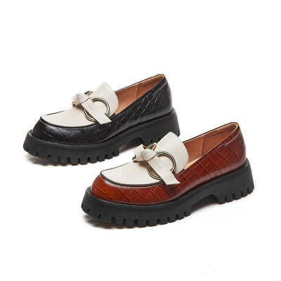 Zapatos Plataforma Piel de Oveja Mujer - Botín Impermeable Tacón Bajo Taichung - Image 10