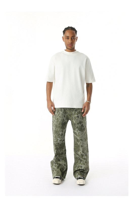 Jeans Rectos Estilo Camuflaje Lavado Clásico - Image 39