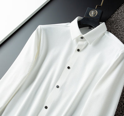 Camisa Blanca Ejecutiva sin Planchado Anti-arrugas - Image 12