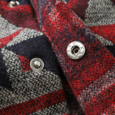 Abrigo Retro de Lana Gruesa Holgado para Hombre - Image 15
